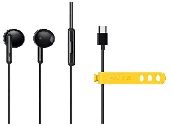 Проводные наушники Realme Buds Classic Type-C, черные